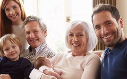 Family together - 3 generations